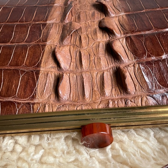 Alligator, crocodile purse,evening bag formal wear - Picture 5 of 9